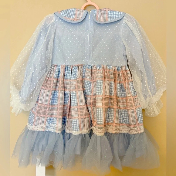 Plaid and Tulle  Princess Dress - Picture 2 of 3